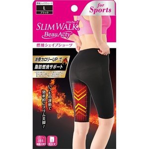 【３個セット】 スリムウォーク Beau-Acty 燃焼シェイプショーツ Lサイズ スポーツ用 1枚入×３個セット 【k】【ご注文後発送までに1週間