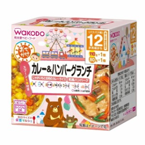 和光堂　ＢＩＧサイズの栄養マルシェ　おでかけカレー＆ハンバーグランチ（１歳頃から）　  １１０ｇ+８０ｇ　※軽減税率対商品