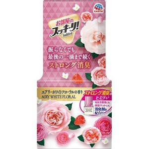 【１６個セット】 お部屋のスッキーリ！ Sukki-ri！ 消臭芳香剤 エアリーホワイトフローラルの香り(400ml)×１６個セット　１ケース分 【