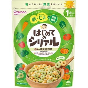 和光堂 はじめてのシリアル 8種の緑黄色野菜 40g 