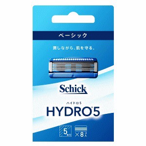 【５個セット】シック ハイドロ5 ベーシック替刃 8コ入×５個セット 【k】【mor】【ご注文後発送までに1週間前後頂戴する場合がございま