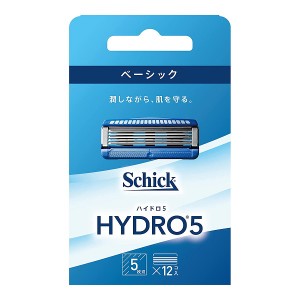 シック ハイドロ5 ベーシック替刃 12コ入【k】【ご注文後発送までに1週間前後頂戴する場合がございます】