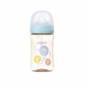 【３個セット】ピジョン 母乳実感 哺乳びん プラスチック Flower 240ml(1個)×３個セット　【k】【ご注文後発送までに1週間前後頂戴する