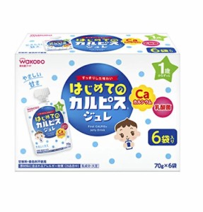 【１０個セット】アサヒ 和光堂 はじめてのカルピス(R)ジュレ(70g×6個入)×１０個セット ※軽減税率対応品