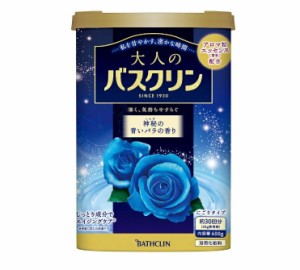 【１５個セット】【１ケース分】 バスクリン 大人のバスクリン 神秘の青いバラの香り ６００ｇ×１５個セット　１ケース分 【dcs】