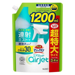 バスマジックリン お風呂用洗剤 エアジェット ハーバルシトラス 大容量 スパウト(1200ml)