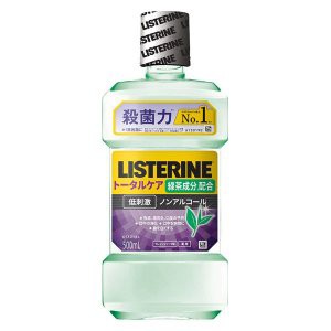 【３個セット】 薬用リステリン トータルケア グリーンティー 低刺激 ノンアルコール500ml×３個セット【mor】