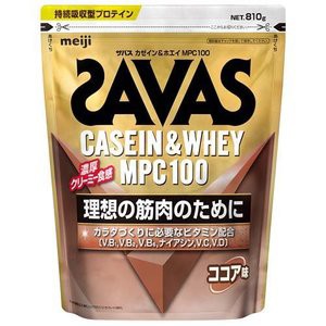 ザバス カゼイン＆ホエイMPC100 ココア味(810g)※軽減税率対象品