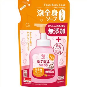 【１０個セット】 アラウベビー 泡全身ソープ しっとり 詰替(400ml)×１０個セット【mor】【ご注文後発送までに2週間前後頂戴する場合が