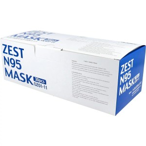 【１０個セット】【１ケース分】日本製 DZEST　ゼスト　N95マスク 個包装 OZ01-11(30枚入)×１０箱セット　１ケース分　N95適合認定品