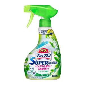 【３個セット】 バスマジックリン お風呂用洗剤 スーパー泡洗浄 グリーンハーブの香り 本体(350ml)×３個セット 