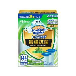 スクラビングバブル トイレスタンプ 最強抗菌 シャインミントの香り 付け替え(38g×2本入)