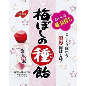 【１０個セット】ノーベル　梅ぼしの種飴 30g×１０個セット   ※軽減税率対象品【t-6】