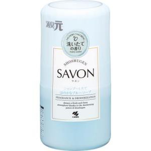 【５個セット】小林製薬 消臭元SAVON シャンプーしたてほのかなブルーソープ　400mｌ×５個セット 