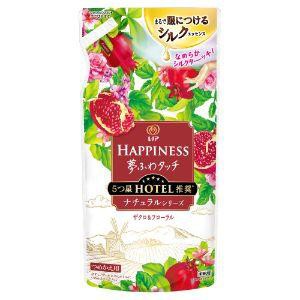 レノア ハピネス 夢ふわタッチ 柔軟剤 ナチュラル ザクロ＆フローラル 詰め替え(370ml）