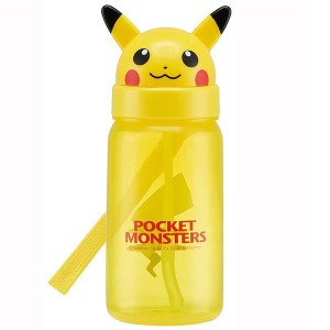 【５個セット】 スケーター ダイカットストロー式ブローボトル ポケットモンスター ピカチュウ(350ml)×５個セット 