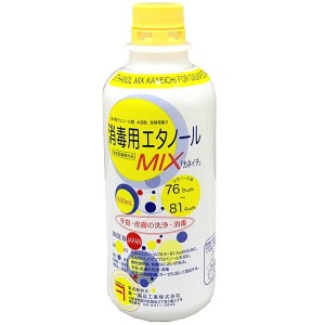 【６０個セット】 消毒用エタノール　MIX「カネイチ」500mＬ×６０個セット【医薬部外品】