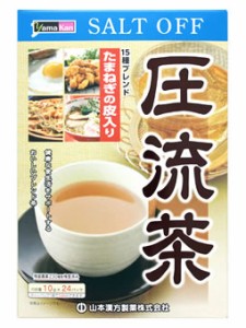 山本漢方 圧流茶 10g×24パック　ブレンド茶 ブレンドティー どくだみ茶 ハブ茶 大麦 玄米 烏龍茶 塩分　※軽減税率対商品