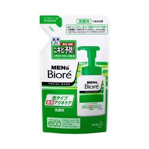 メンズビオレ 泡タイプ薬用アクネケア洗顔 つめかえ用 130mL