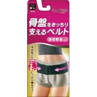 ○【 定形外・送料350円 】 スリムウォーク 骨盤をきっちり支えるベルト ブラック M〜Lサイズ 1コ入 【k】【ご注文後発送までに1週間前後