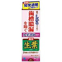 生葉 知覚過敏症状予防タイプ 小林製薬　歯みがき粉 ハミガキ粉 薬用ハミガキ粉 歯槽膿漏を予防 歯肉炎を予防 知覚過敏用