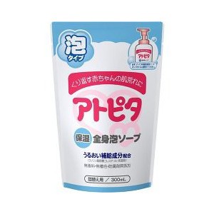 アトピタ 保湿全身泡ソープ 詰替え用 300mL 丹平製薬　沐浴 詰め替え用 乳児 新生児 乳幼児 ボディソープ ベビーソープ あとぴた【mor】