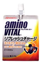 アミノバイタルゼリー リフレッシュチャージ 180g 味の素 スポーツドリンク BCAA アミノ酸ドリンク クエン酸飲料 ゼリー飲料 ※軽減税