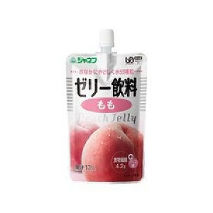 介護食/区分4 ジャネフ ゼリー飲料 もも 100g キユーピー　キューピー 流動食 介護食品 果汁入り かまなくていい おなかにやさしい【k】