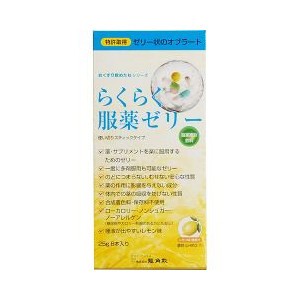 おくすり飲めたねシリーズ らくらく服薬ゼリー スティック 25g*6本入 龍角散　薬の味 楽々服薬ゼリー ノンシュガー オブラート　※軽減税