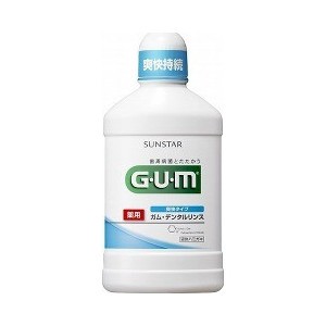 【５個セット】 GUM(ガム) 薬用デンタルリンス 爽快タイプ 500ml×５個セット 