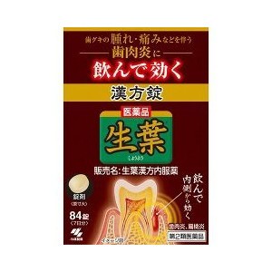 【第2類医薬品】○【 定形外・送料350円 】生葉漢方錠 84錠【t-5】