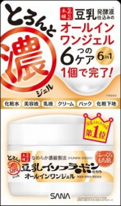 サナ なめらか本舗 豆乳イソフラボン含有のオールインワンジェル とろんと濃ジェル 100g