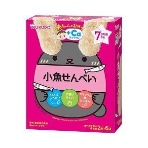 赤ちゃんのおやつ+Ca カルシウム 小魚せんべい 20g(2枚*6袋入)　※軽減税率対商品