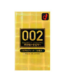 オカモト ゼロツー 0.02ミリ リアルフィット 6個入り【t-6】