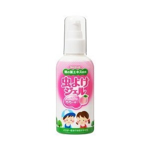 【５個セット】 【季節限定】虫よけジェル 甘くやさしいももの香り ポンプタイプ 80g×５個セット【t-6】