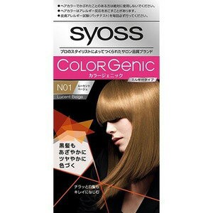 カラージェニック ミルキーヘアカラー N01 ルーセントベージュ（チラッと白髪用） 1セット(50g+100mL+15g)