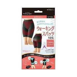 【３個セット】 ウォーキングスパッツ 5分丈(化粧箱) L〜LLサイズ(1枚入)×３個セット 【mor】【ご注文後発送までに1週間前後頂戴する場