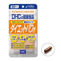 DHC　20日分　ダイエットパワー　６０粒　コレウスフォルスコリ カルニチン αリポ酸 白インゲン豆エキス DHCのサプリ カロリー メール便