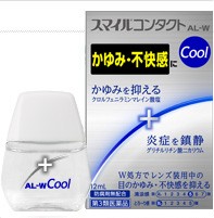 【第3類医薬品】スマイルコンタクトAL-Wクール 12ml ライオン　目薬 めぐすり コンタクト装着中 目のかゆみ 目の不快感 角膜を保護