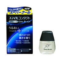 ★ライオン スマイルコンタクト クールブラック 12ml 【第３類医薬品】　コンタクトの目の疲れに 目薬 涙の働き 角膜保護