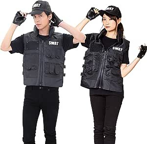 スピードスワット SWAT 特別捜査官 警察官 男女兼用 集団仮装 おそろい コスチューム 仮装 変装 ハロウィン HALLOWEEN ハロウィーン パー