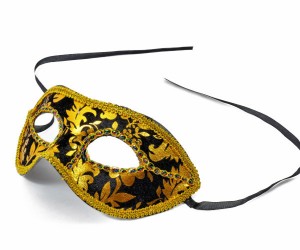 ドミノアイマスク フュージョン ブラック マスク ベネチアンマスク 仮面 お面 コスプレ ハロウィン ハロウィーン halloween 復活祭