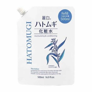 麗白ハトムギ化粧水　つめかえ用　【500ml】(熊野油脂)