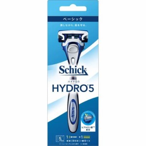 Schick(シック)　ハイドロ５　ベーシック　ホルダー　スキンガード付　5枚刃　【 本体（刃付き）＋替刃1コ】(シック)