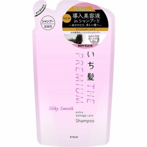 いち髪　プレミアム　エクストラダメージケアシャンプー　シルキースムース　つめかえ用　【340ml】(クラシエホームプロダクツ)