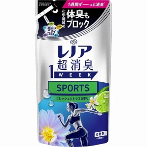 レノア超消臭1WEEK　スポーツデオX　フレッシュシトラスの香り　つめかえ用　【380ml】(P&G)