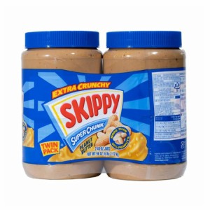 SKIPPY スキッピー ピーナッツバター スーパーチャンク 1.36kg×2個 ピーナッツ風味 大容量 アレンジレシピ クッキー マフィン