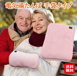 湯たんぽ 充電式 ゆたんぽ 手袋タイプ usb 電気湯たんぽ 【電気湯たんぽ 手袋タイプ DY-T01】【送料無料】 あったかグッズ 洗える 水洗い