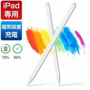 【iPad専用】 タッチペン ipad スタイラスペン 誤操作防止 細い 軽量 パームリジェクション機能 高感度 途切れ/遅延/ズレなし iPad タッ