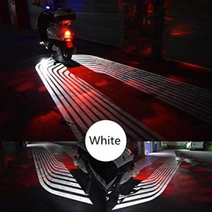 バイク用 天使の翼 led 車の下 光る イルミネーション LED ホワイト ウェルカムライト